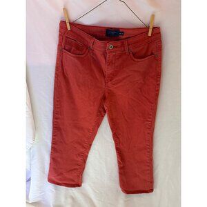Levi's San Francisco Demi Curve Classic Coral Women's Capri Jeans– Size 12/31 -